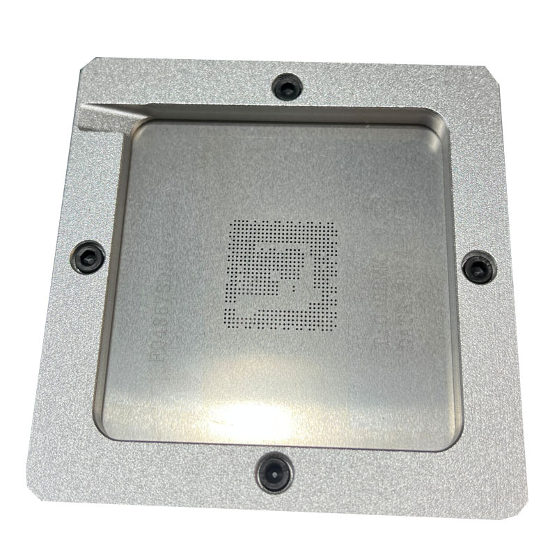 MT5835ACAQAC RTD2873ESQ MT5566GQVT BGA Reballing Kit IC Chip Reballing Station Rework Machine Accessory Silver Platform Template Holder Fixture Jig Kit Set