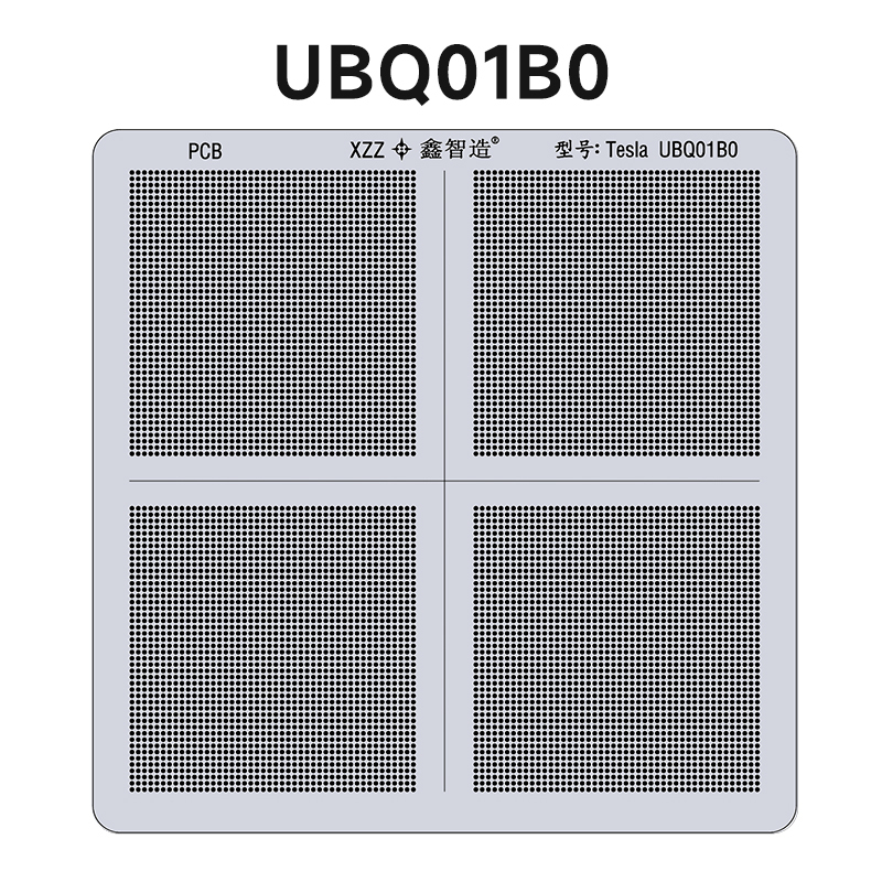 Applicable to Tesla models 3/Y/S/X car computer AP board GPU chip UBQ01B0 BGA reballing kit BGA stencil