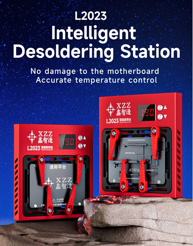 L2023 Intelligent Desoldering Station For iPhone X-14PM/15 Pro Max Motherboard IC Chip BGA Stencil Welding Heater Tool
