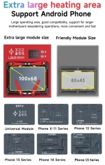 L2023 Intelligent Desoldering Station For iPhone X-14PM/15 Pro Max Motherboard IC Chip BGA Stencil Welding Heater Tool