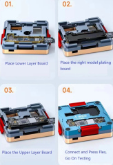 FIX-13 iSocket EEPROM Programmer Chip Test Stand For iPhone X XS XR XSM 11 12 13 PRO MAX MINI Logic Baseband fixture