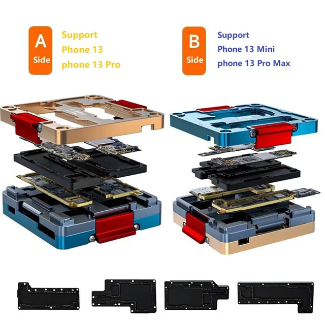 FIX-13 iSocket EEPROM Programmer Chip Test Stand For iPhone X XS XR XSM 11 12 13 PRO MAX MINI Logic Baseband fixture