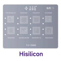 L23-CPU Reballing Stencil Kit For iPhone A8-A16 Android Lower Steel Mesh Universal Magnetic Base BGA Tin Planting Table