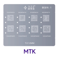 L23-CPU Reballing Stencil Kit For iPhone A8-A16 Android Lower Steel Mesh Universal Magnetic Base BGA Tin Planting Table