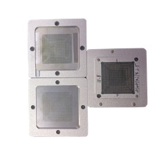 Graphics BGA Reballing Kit IC Chip Reballing kit Silver Platform Template Holder Fixture Jig Kit
