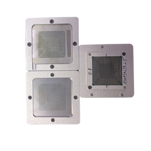 Graphics BGA Reballing Kit IC Chip Reballing kit Silver Platform Template Holder Fixture Jig Kit
