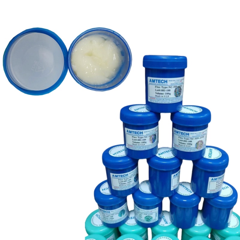 Solder paste glue for BGA board repair