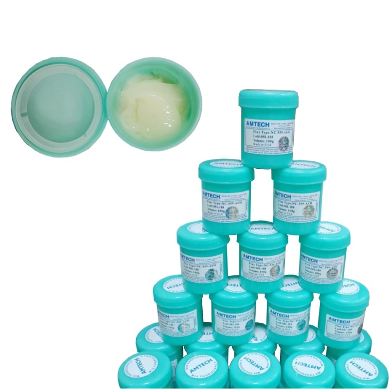 Solder paste glue for BGA board repair