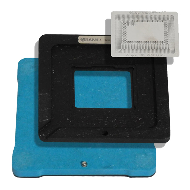 DS-201A BGA Reballing Stencil Soldering Tool Kit For Macbook Air/Pro Macbook A1534/A2159 IC Chip Planting Tin Template Fixture