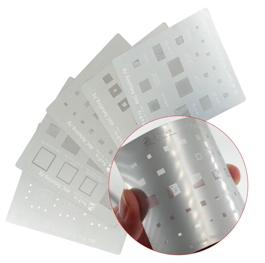 Stencil Steel Planting Tin Mesh Repair Platform for Macbook CD3215/CD3217 2016-2020 PMU Power Chip BGA Reballing
