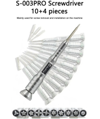 S-003PRO Screwdriver Kit for Macbook All Android Phones Screw Removal Installation for Microsoft Tablets Full Range Repair Tool