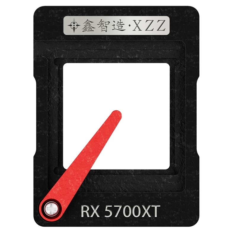 BGA reballing stencil for laptop cpu RX5700XT Direct heating 215-0917220 BGA template