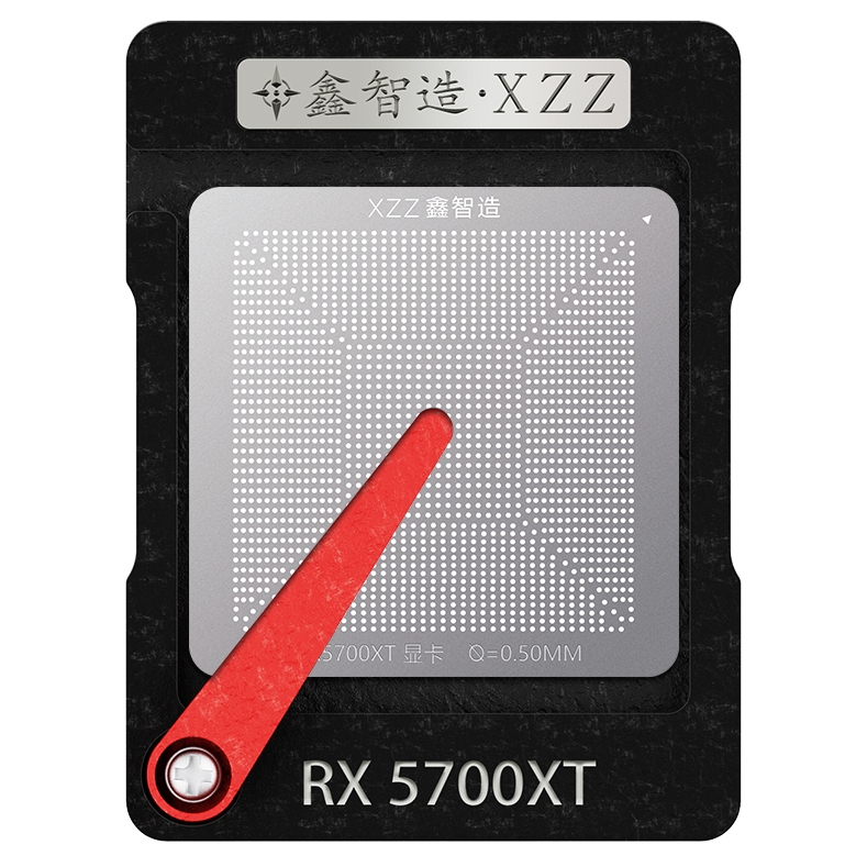 BGA reballing stencil for laptop cpu RX5700XT Direct heating 215-0917220 BGA template