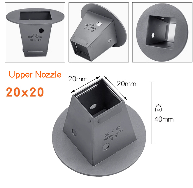 BGA Upper Part TOP Nozzle Hot Air Nozzle For Rework Station 15x15 18x18 20x20 25x25 28x28 31x31 35x35 41x41 45x45 55x55