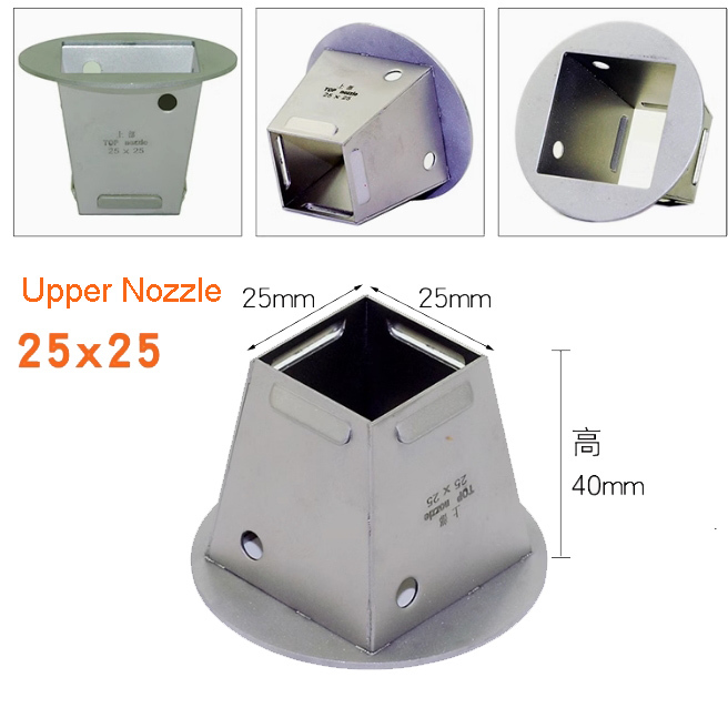 BGA Upper Part TOP Nozzle Hot Air Nozzle For Rework Station 15x15 18x18 20x20 25x25 28x28 31x31 35x35 41x41 45x45 55x55