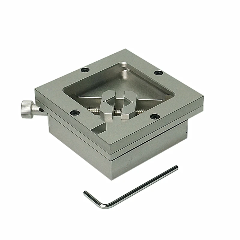 90MM Silver BGA Reballing Station Stencils Template Holder Fixture Jig with Allen key For PCB Chip Soldering Rework Repair