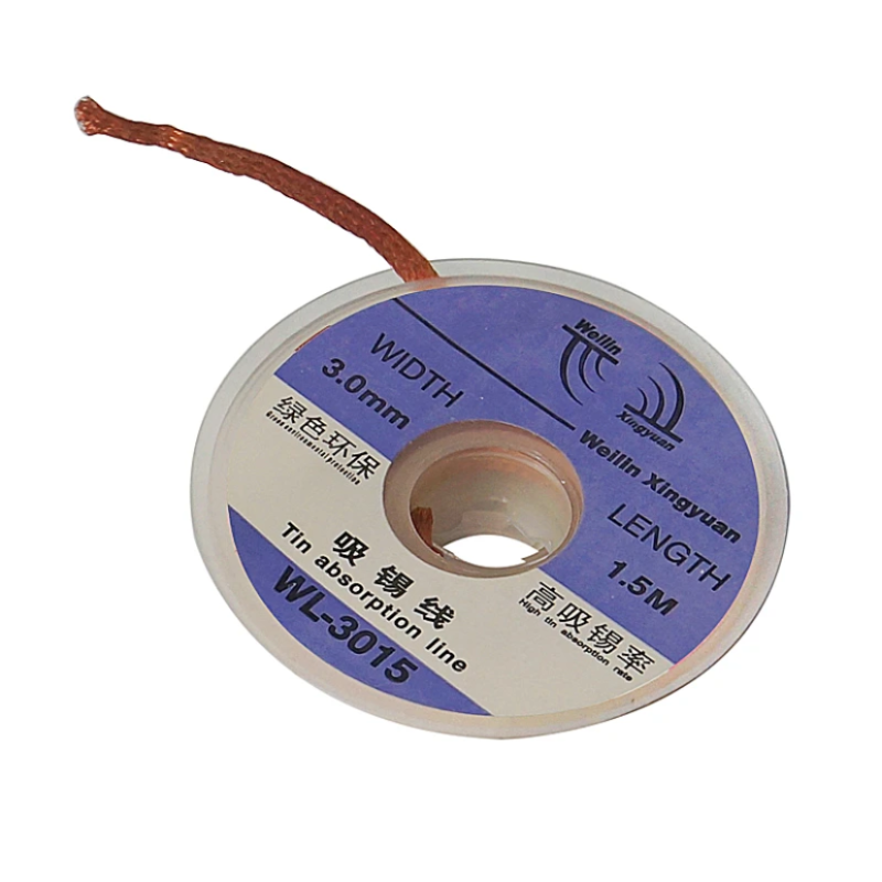 2mm 2.5mm 3mm 3.5mm Width 1.5M Length Desoldering Braid Welding Solder Remover Wick Wire Lead Cord Flux BGA Repair Tool