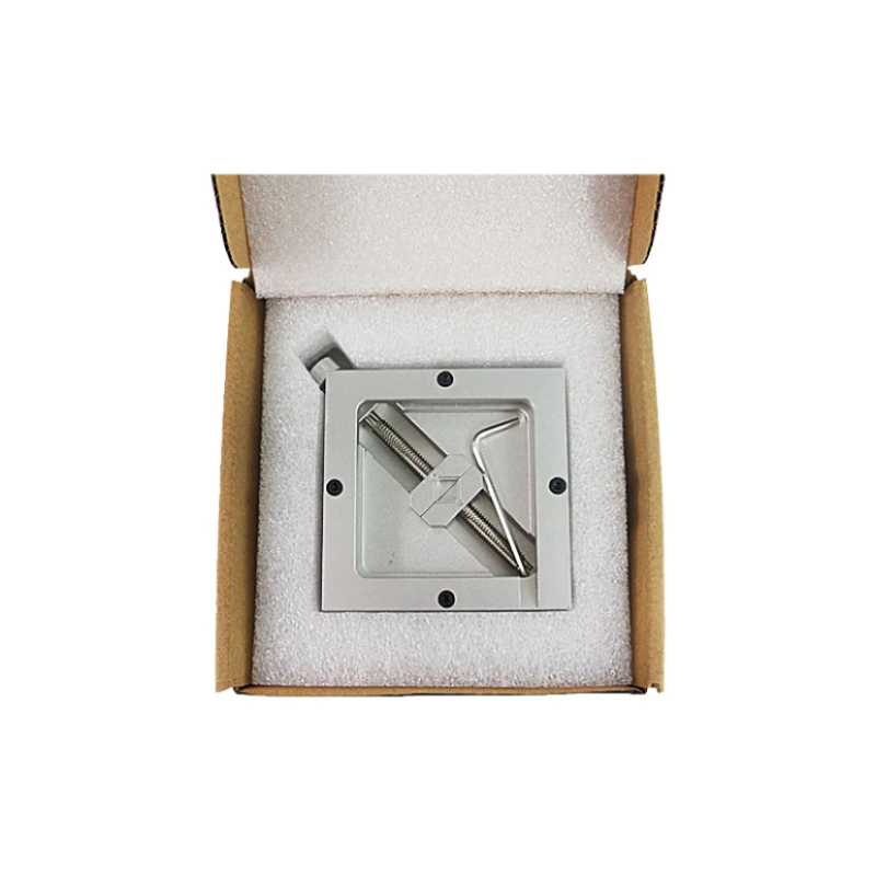 90MM Silver BGA Reballing Station Stencils Template Holder Fixture Jig with Allen key For PCB Chip Soldering Rework Repair