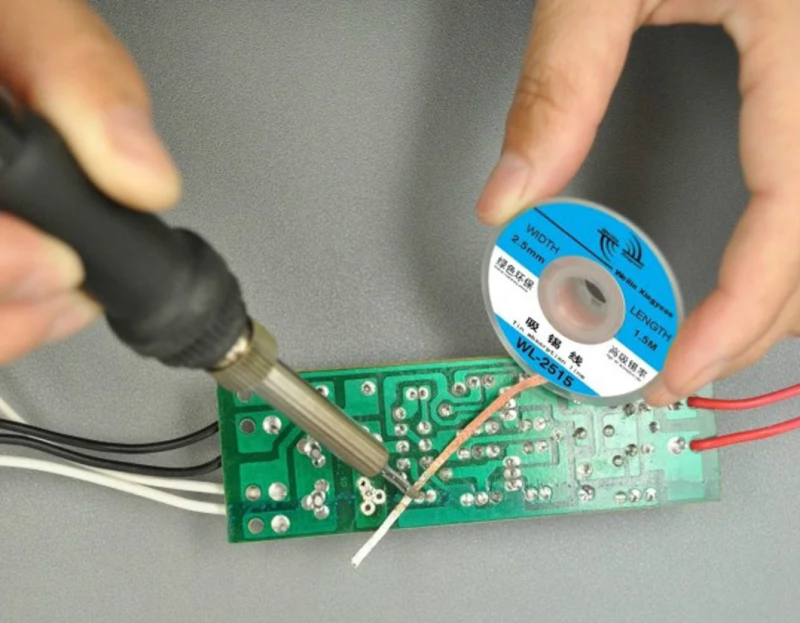 2mm 2.5mm 3mm 3.5mm Width 1.5M Length Desoldering Braid Welding Solder Remover Wick Wire Lead Cord Flux BGA Repair Tool