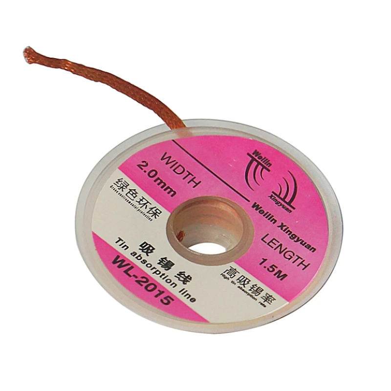 2mm 2.5mm 3mm 3.5mm Width 1.5M Length Desoldering Braid Welding Solder Remover Wick Wire Lead Cord Flux BGA Repair Tool