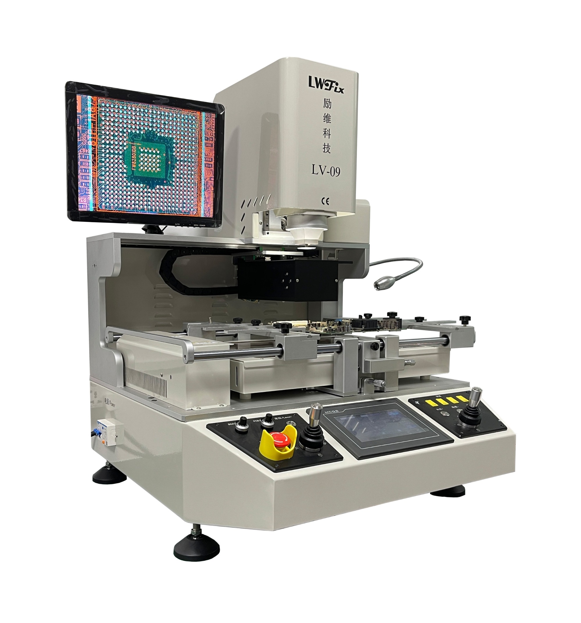 Infrared 6800W BGA Rework Station for PCB, Laptop, and Motherboard with ...