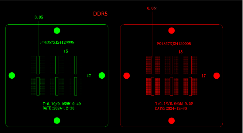 DDR5DDR6DDR6X REBALLING KIT FOR SOLDER PASTE AND SOLDER STENCIL