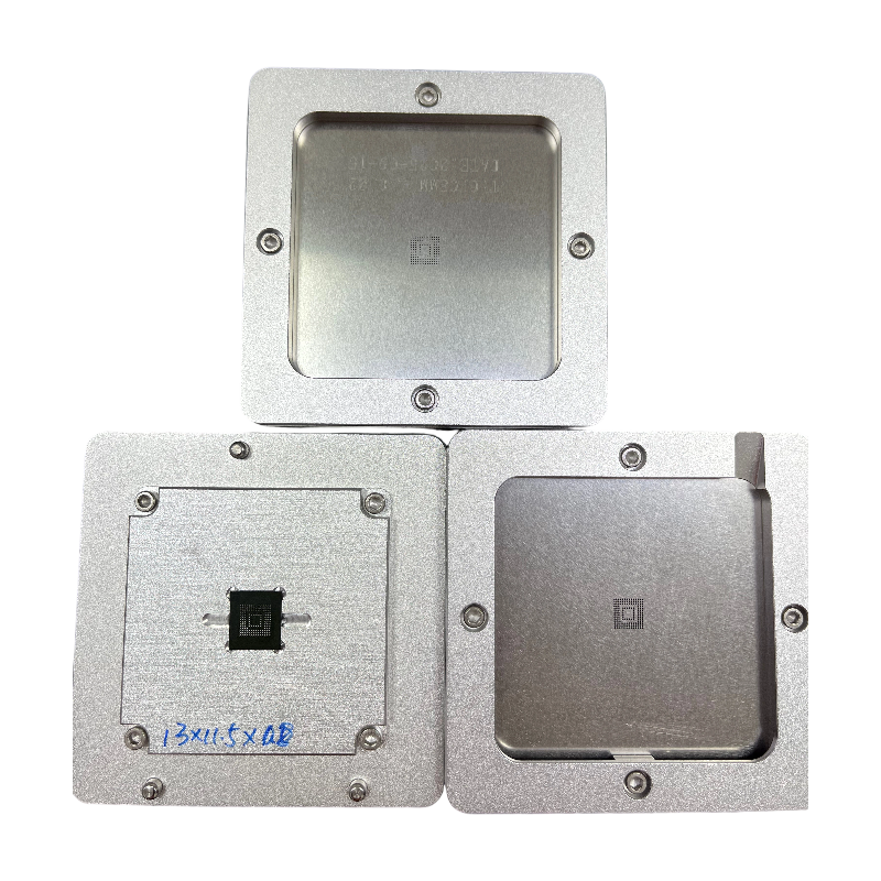 EMMC Chip BGA Reballing Stencil Kits Platform With Plate And Holder