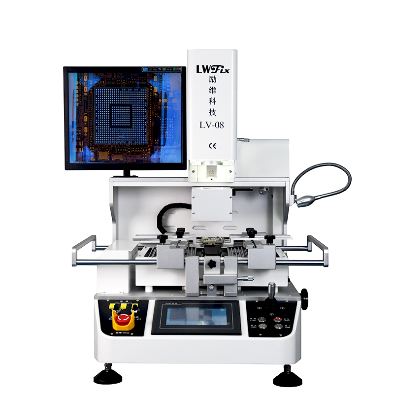 New LV-08 Automatic BGA Rework Station with Optical Alignment CCD System for PCB Chip Repair