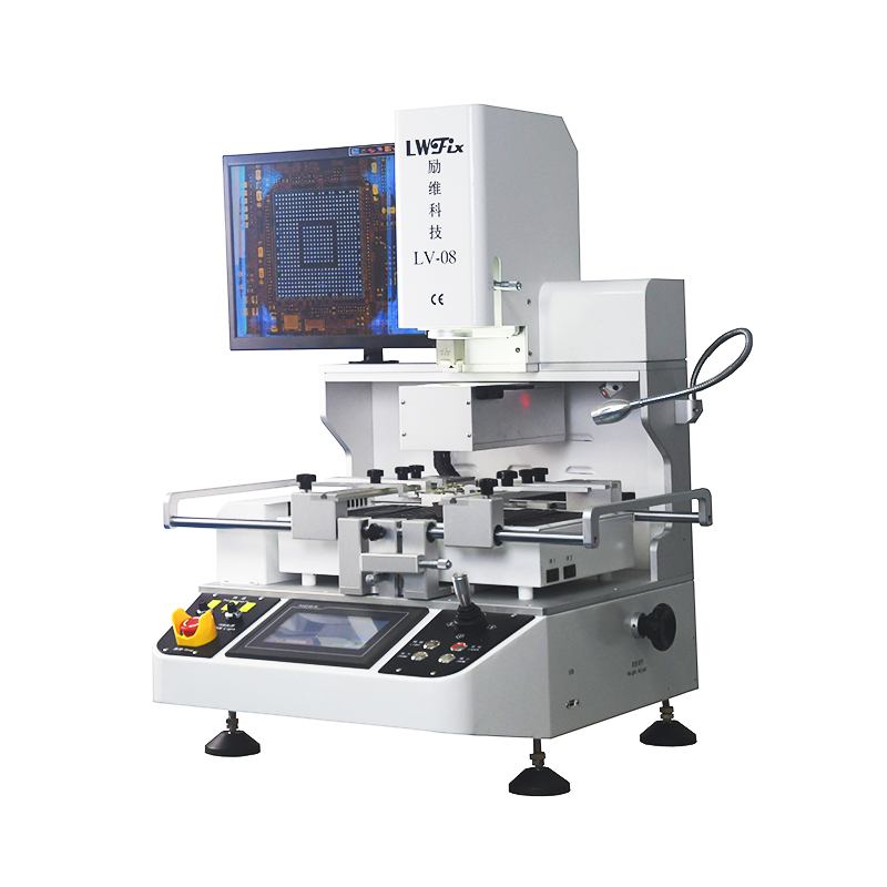 New LV-08 Automatic BGA Rework Station with Optical Alignment CCD System for PCB Chip Repair