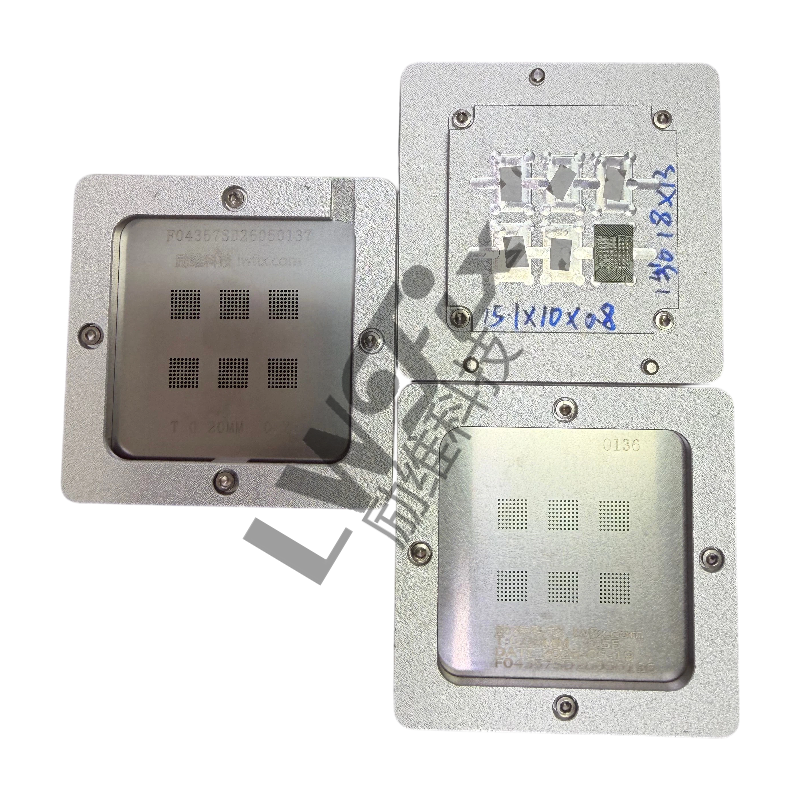 BGA Reballing Set for Automotive ECU, 28F256J3C125 chip