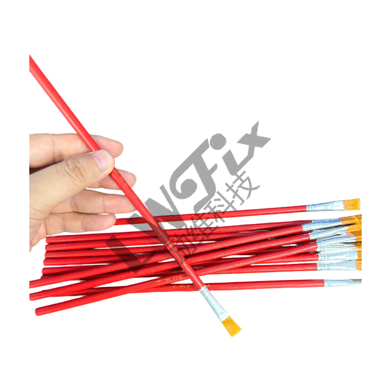 Mini Red Handle Flux Brush For PCB BGA Chip Repair Soldering Work