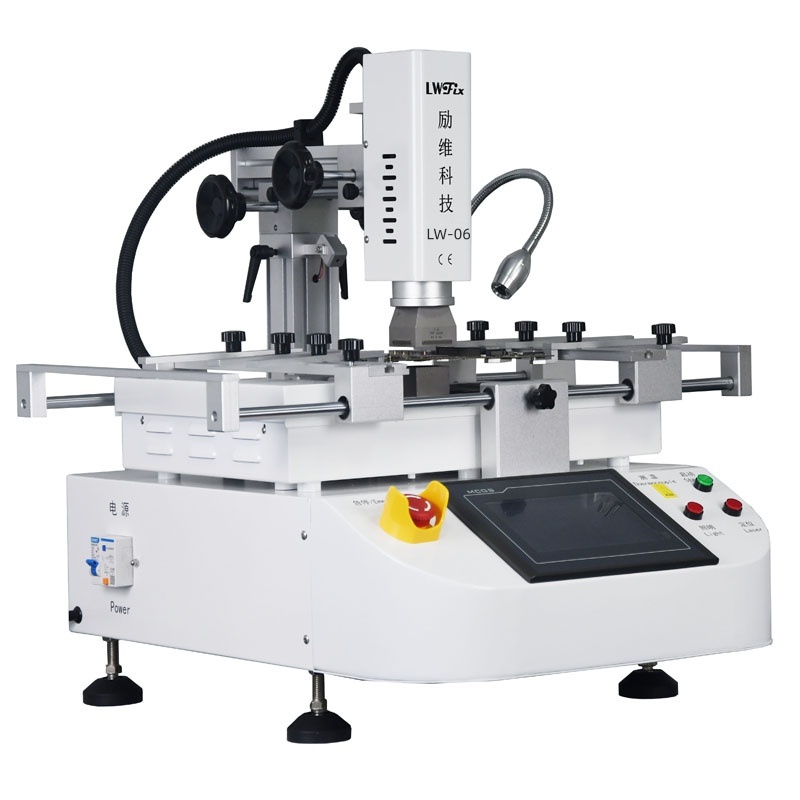 LW06 Rework Workbench Intelligent touch screen three-temperature BGA desoldering station SMT chip parts desoldering rework