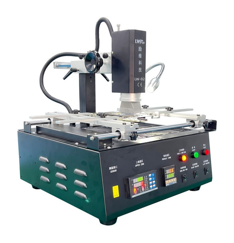 Best Quality 220V/110V LW-02 IC reballing kit bga rework istasyonu chip removal machine