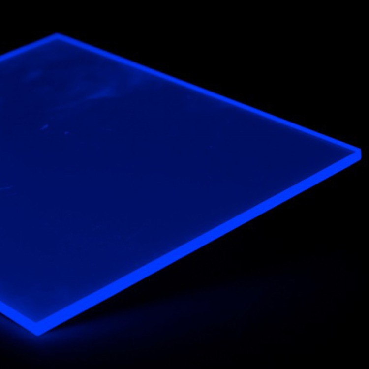 fluorescent acrylic sheet blue