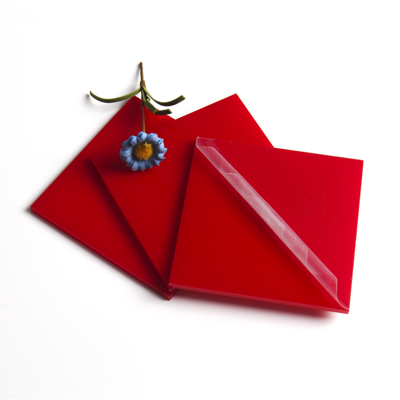 Extruded Acrylic Sheet red