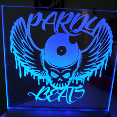 fluorescent acrylic sheet blue