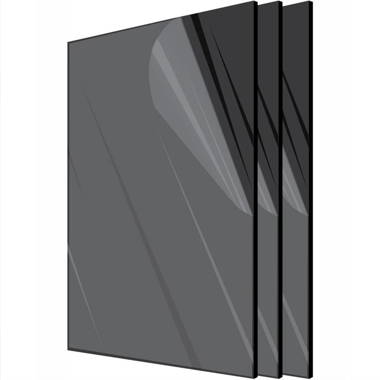 acrylic mirror sheet black