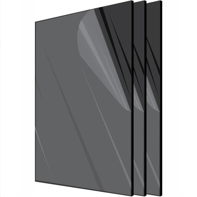 acrylic mirror sheet black