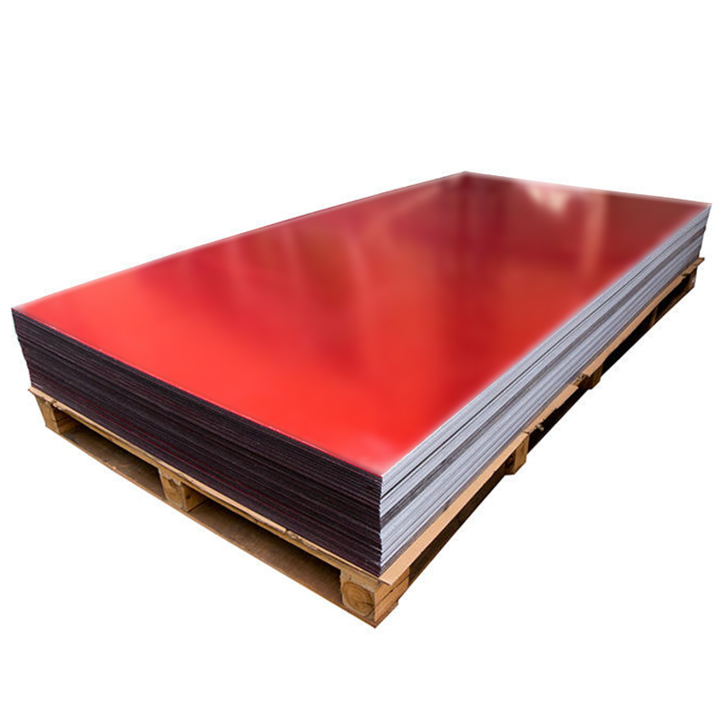 acrylic mirror sheet red