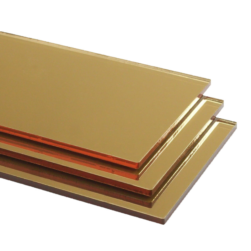 acrylic mirror sheet gold