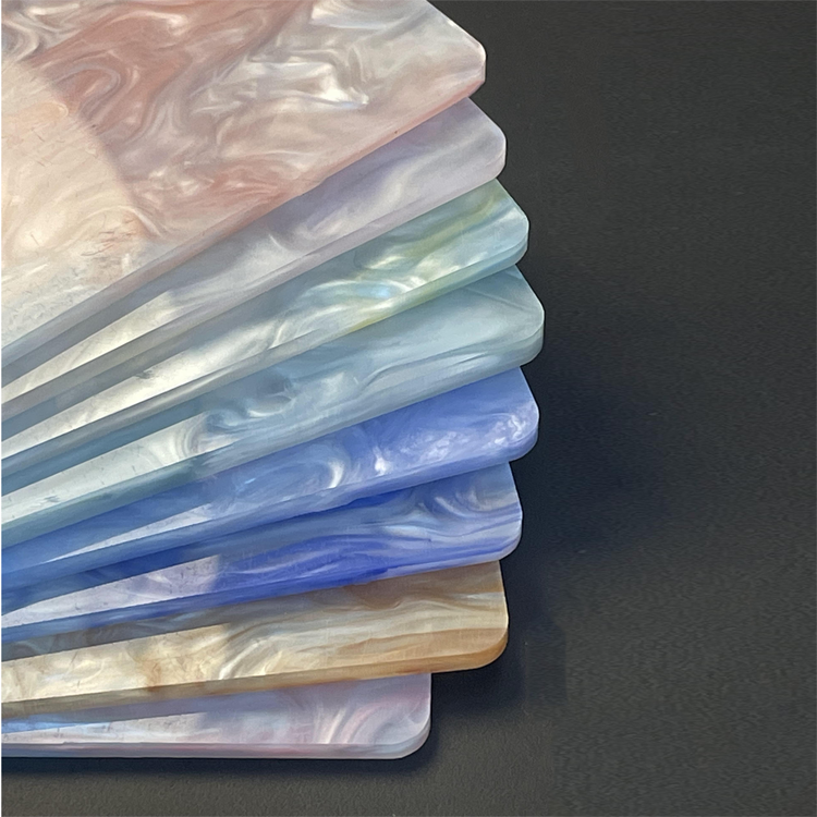 1/8" Pastel Pearl Cast Acrylic Sheets GDFR5