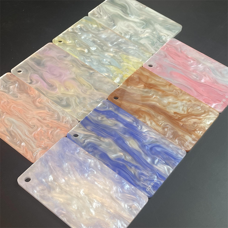 1/8" Pastel Pearl Cast Acrylic Sheets GDFR5