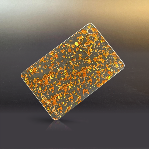 1/8" Glitter Cast Acrylic Sheets GDFT-LB401
