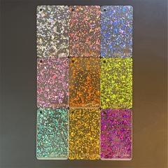 1/8" Glitter Cast Acrylic Sheets GDFT-LB901