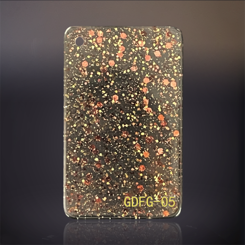 1/8" Glitter Cast Acrylic Sheets GDFG-05