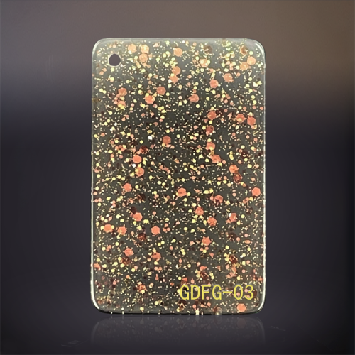1/8" Glitter Cast Acrylic Sheets GDFG-03