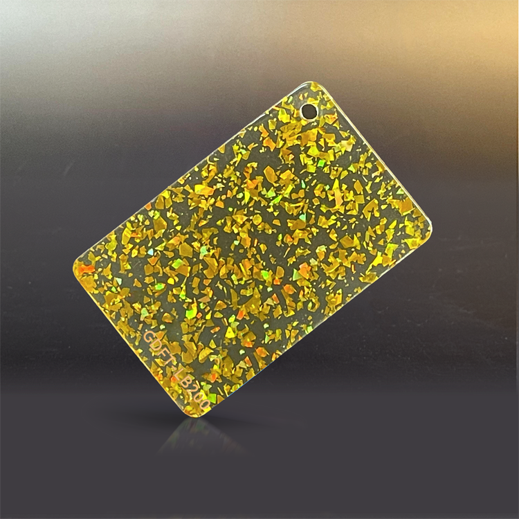 1/8" Glitter Cast Acrylic Sheets GDFT-LB200