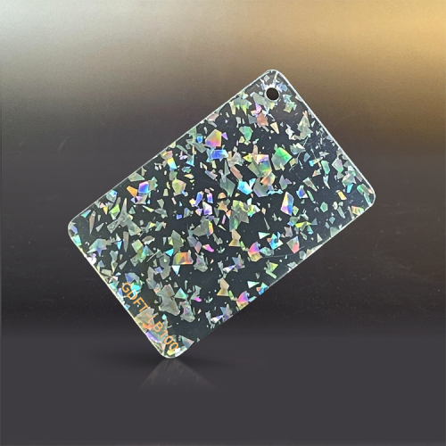 1/8" Glitter Cast Acrylic Sheets GDFT-LB100