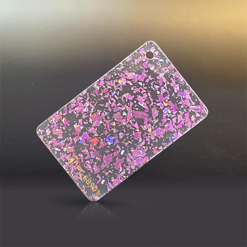 1/8" Glitter Cast Acrylic Sheets GDFT-LB901