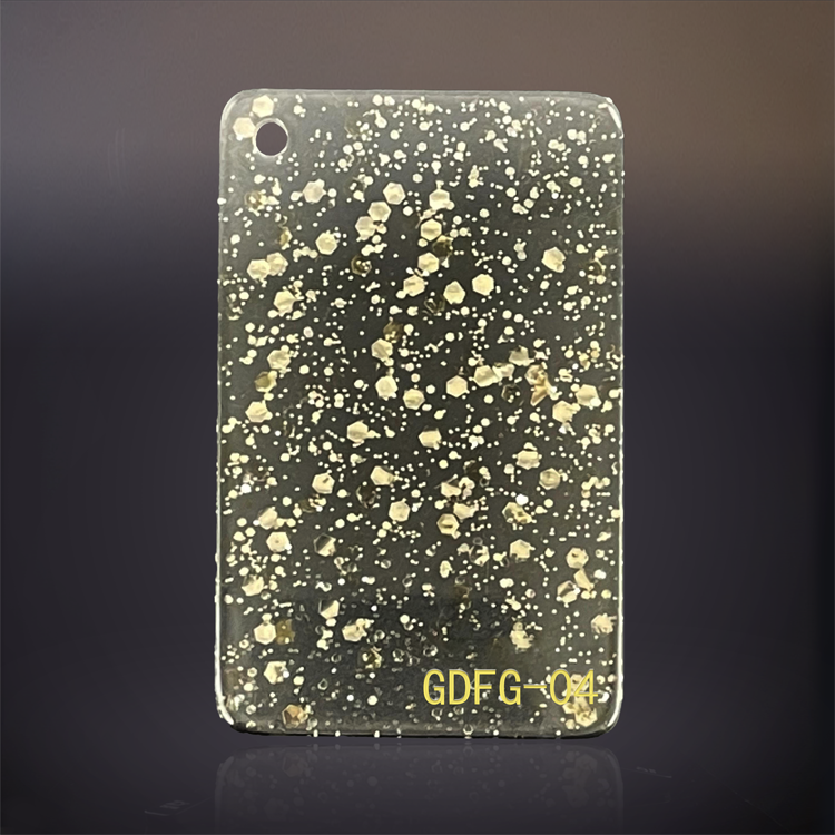 1/8" Glitter Cast Acrylic Sheets GDFG-04